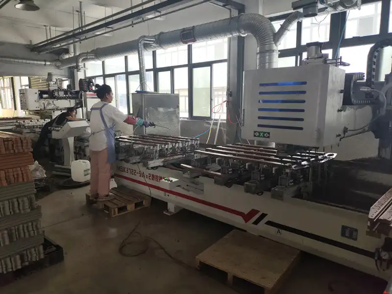 Private label OEM Adirondack chairs production line in Supereco HDPE Adirondack chairs factory with packaging and branding machinery