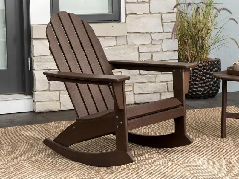 Wholesale All-Weather Classic HDPE Rocking Adirondack Chair for Outdoor