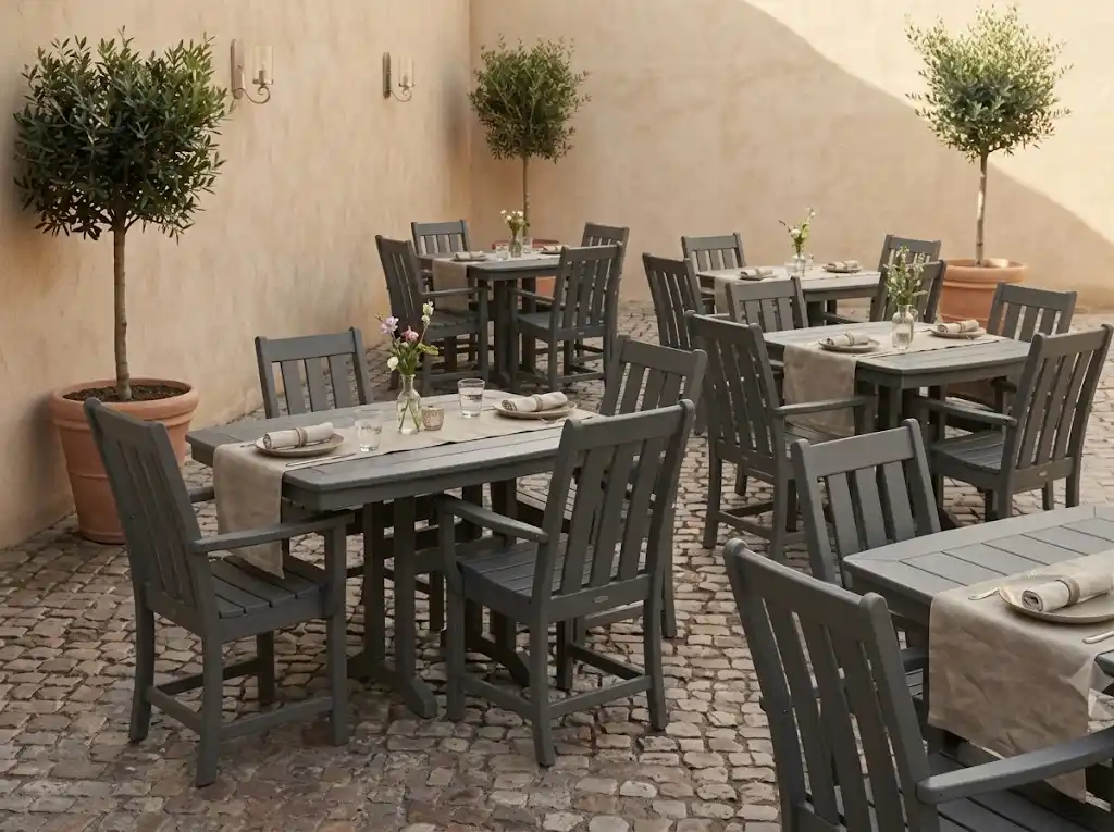 Wholesale HDPE Outdoor Dining Sets